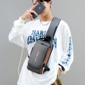Secure Your Style: Men's Anti-Theft Chest Bag – Perfect for Walking, Riding, and Everyday Adventures!