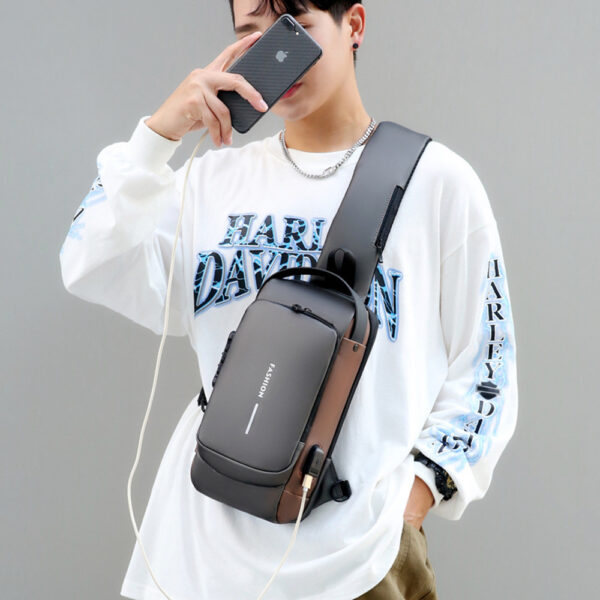 Secure Your Style: Men's Anti-Theft Chest Bag – Perfect for Walking, Riding, and Everyday Adventures!