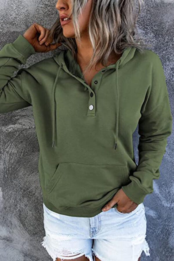 Ultimate Cozy: Long-Sleeved Hooded Sweatshirt with Pockets – Elevate Your Spring & Autumn Style! - Image 8