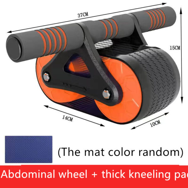 Double Wheel Ab Roller: Automatic Rebound Waist Trainer for Effective Home & Gym Workouts - Perfect for All Fitness Levels! - Image 3