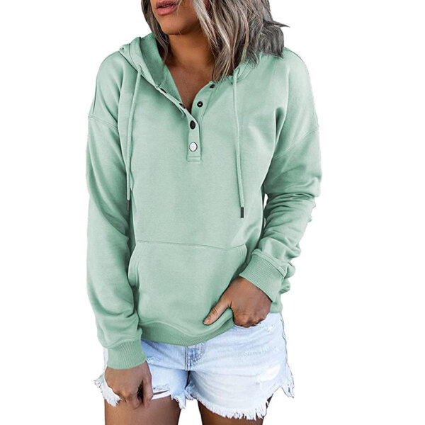 Ultimate Cozy: Long-Sleeved Hooded Sweatshirt with Pockets – Elevate Your Spring & Autumn Style! - Image 9