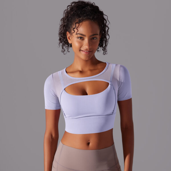 Fitness Double Layer Yoga Clothing Top Women - Image 7
