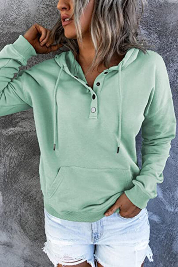 Ultimate Cozy: Long-Sleeved Hooded Sweatshirt with Pockets – Elevate Your Spring & Autumn Style! - Image 2