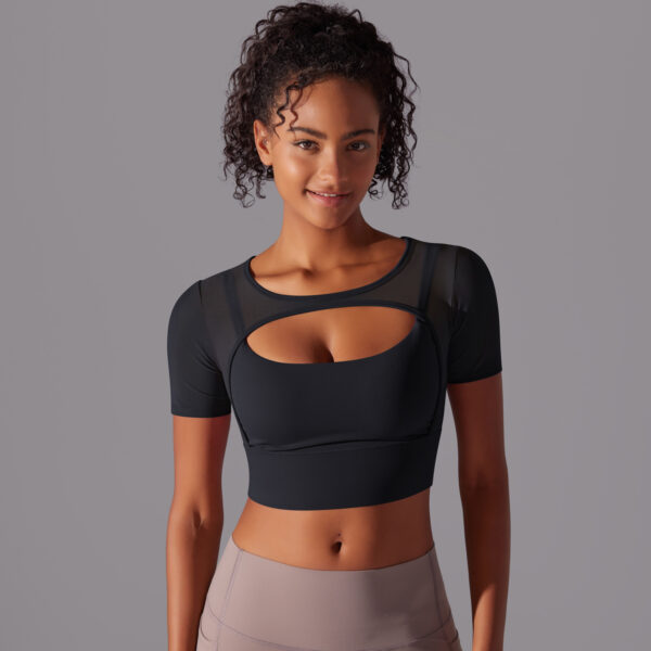 Fitness Double Layer Yoga Clothing Top Women - Image 4