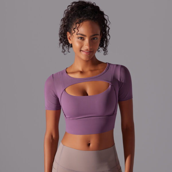 Fitness Double Layer Yoga Clothing Top Women - Image 2