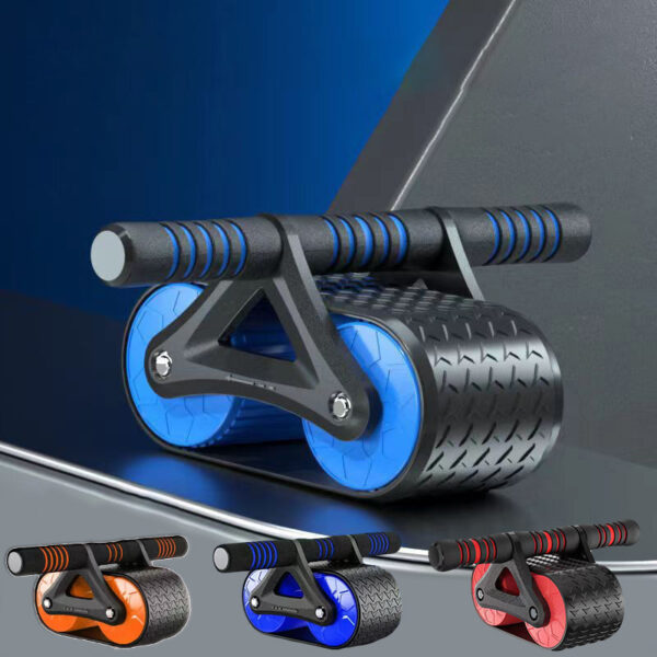 Double Wheel Ab Roller: Automatic Rebound Waist Trainer for Effective Home & Gym Workouts - Perfect for All Fitness Levels! - Image 8