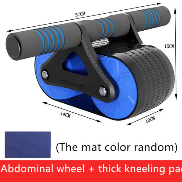 Double Wheel Ab Roller: Automatic Rebound Waist Trainer for Effective Home & Gym Workouts - Perfect for All Fitness Levels! - Image 9