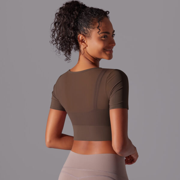 Fitness Double Layer Yoga Clothing Top Women - Image 5