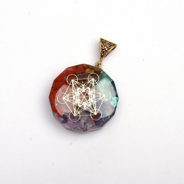 Embrace Your Spirit: Retro Reiki Healing Crystal Pendant Necklace – Natural Stone 7 Chakra Amulet for Yoga and Meditation! - Image 7