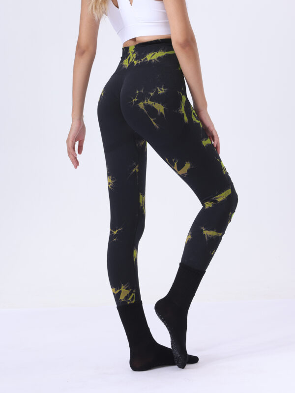 Elevate Your Activewear: 3-Pack Women's Tie Dye Cutout Tights – High Waist, Scrunch Butt Lifting Leggings for Tummy Control and Ultimate Comfort! - Image 7