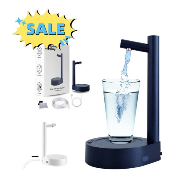 Convenient Hydration: Rechargeable Electric Desk Water Dispenser for Effortless Gallon Bottle Use!