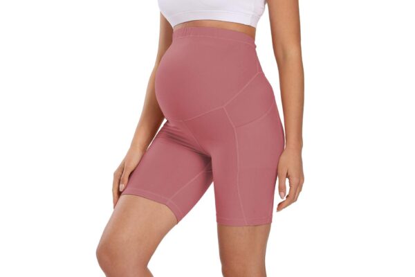 "Stretch in Style: Versatile Mini Yoga & Fitness Maternity Pants" - Image 7