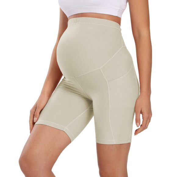 "Stretch in Style: Versatile Mini Yoga & Fitness Maternity Pants" - Image 4