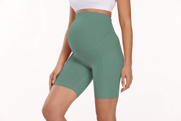 "Stretch in Style: Versatile Mini Yoga & Fitness Maternity Pants" - Image 2