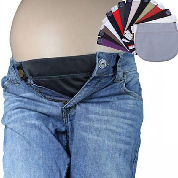 Adjust with Ease: Reliable Maternity Belt Extension Buckle for a Comfortable Fit. Keep wearing you Pre-Pregnancy Pants - Image 2